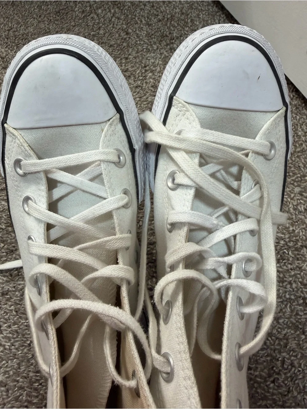 Converse Chuck Taylor All Star Platform High Top Sneakers Size 6.5 - Picture 6 of 6